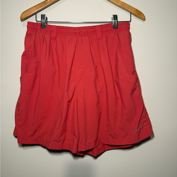 Columbia Other - Columbia PFG Omni Shade Men's Coral Fishing Shorts Size Medium Elastic Waist